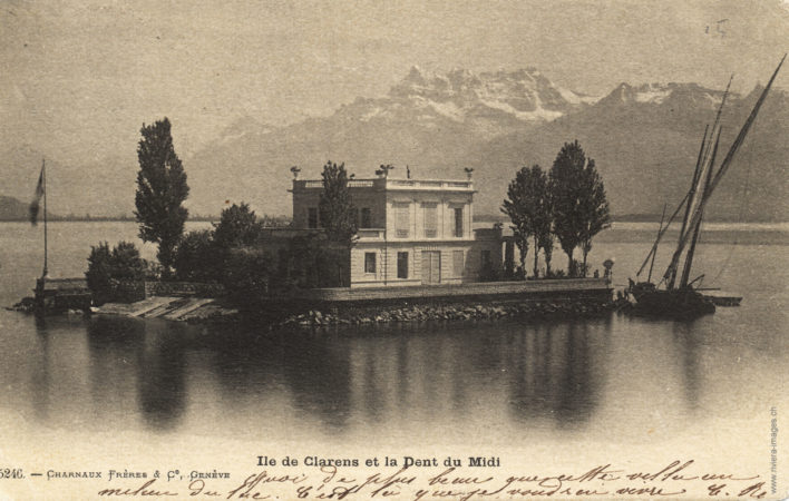 Île de Clarens et la Dent du Midi