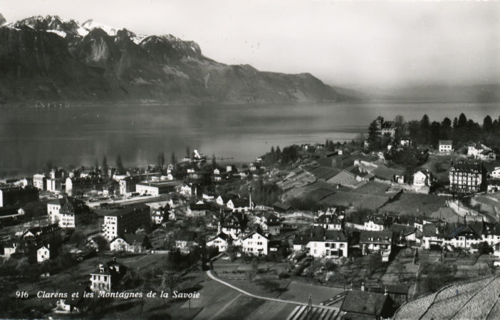 Clarens et les montagnes de éa Savoie - 916