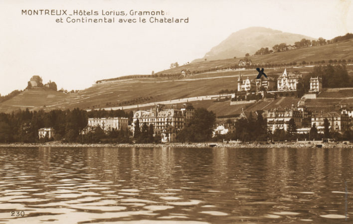 Montreux - Hôtels Lorius, Grammont et Continental avec la Chate