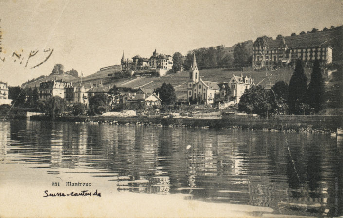 Montreux vu du lac