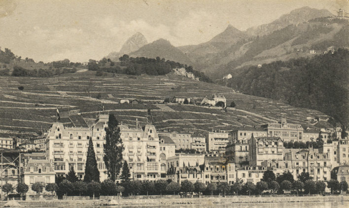 Montreux vu du lac