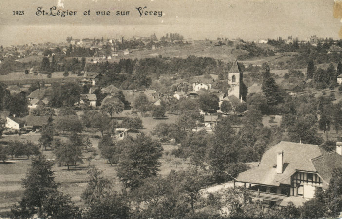 St-Légier et vue sur Vevey - 1923