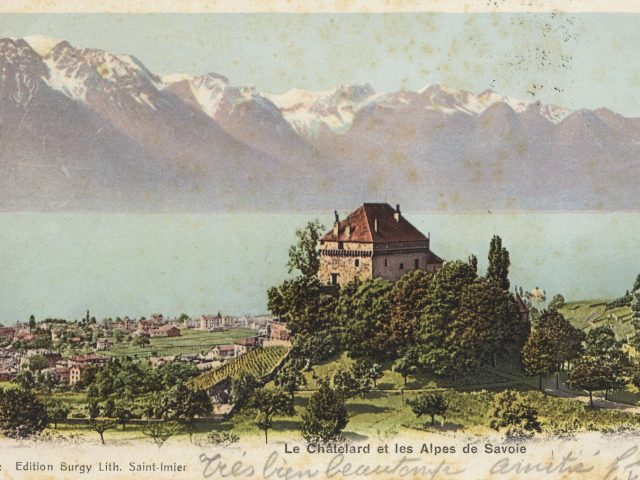 Château du Châtelard et vue sur Clarens