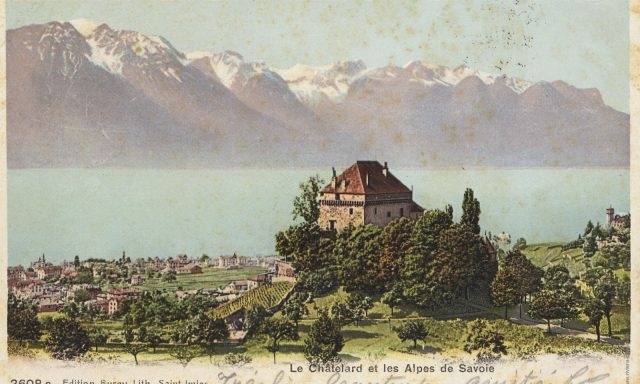 Château du Châtelard et vue sur Clarens