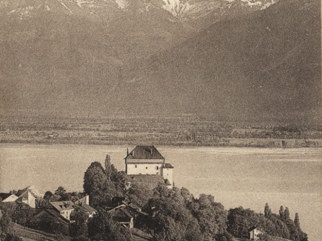 Château du Châtelard et Dent du Midi