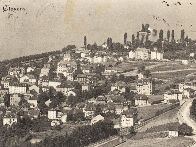 Clarens vu des Colondalles