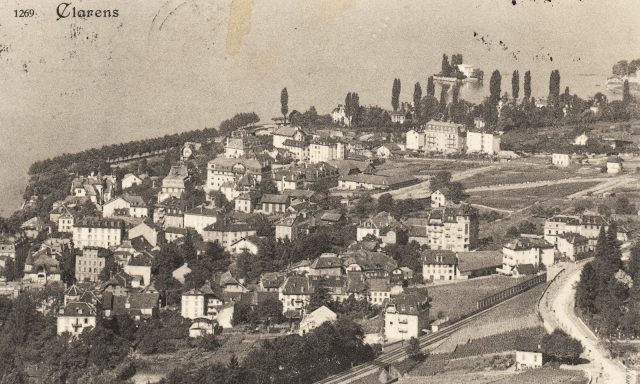 Clarens vu des Colondalles