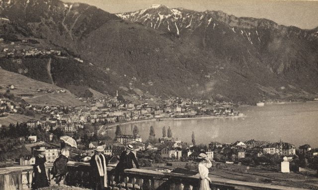 Clarens et Montreux vus des Crêtes