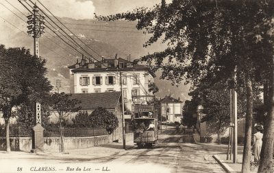 Tramway à la Rue du Lac &#8211; Clarens