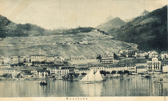 Panorama de Montreux vers 1896