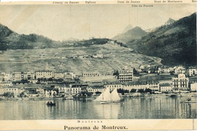 Panorama de Montreux vers 1896