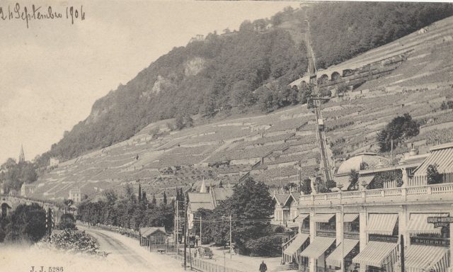 Riant-Château et la Gare de territet