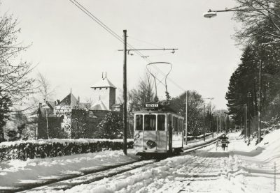 Tramway au Château de Chillon