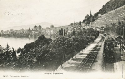 Train vapeur à Territet