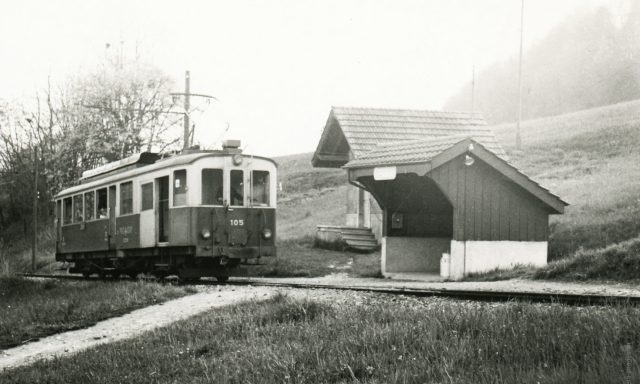 Ligne St-Légier-Châtel, halte de Moille-Saulaz