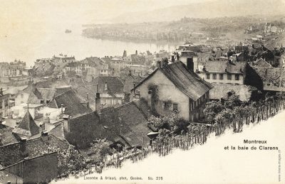 Montreux-Clarens &#8211; vue des Planches
