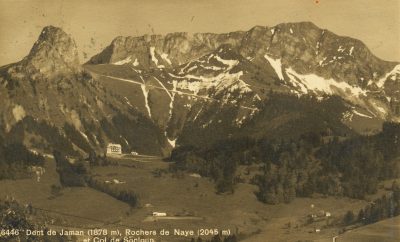 Sonloup vu depuis l&rsquo;alpage de Mouce