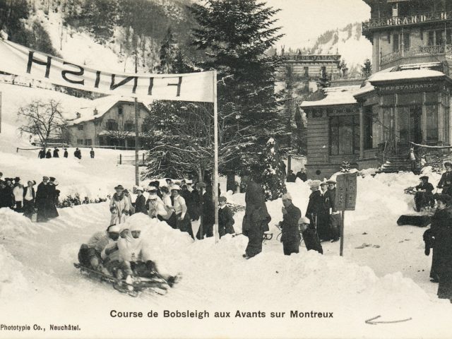 Course de Bobsleigh aux Avants