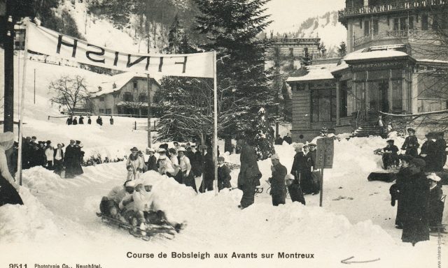 Course de Bobsleigh aux Avants