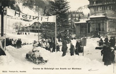 Course de Bobsleigh aux Avants