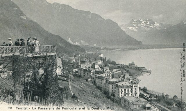 La passerelle du Sentier des Roses