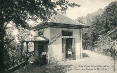 Funiculaire Territet &#8211; Mont-Fleuri: La station de Mont-Fleuri