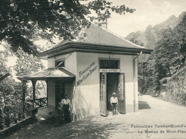 Funiculaire Territet – Mont-Fleuri: La station de Mont-Fleuri